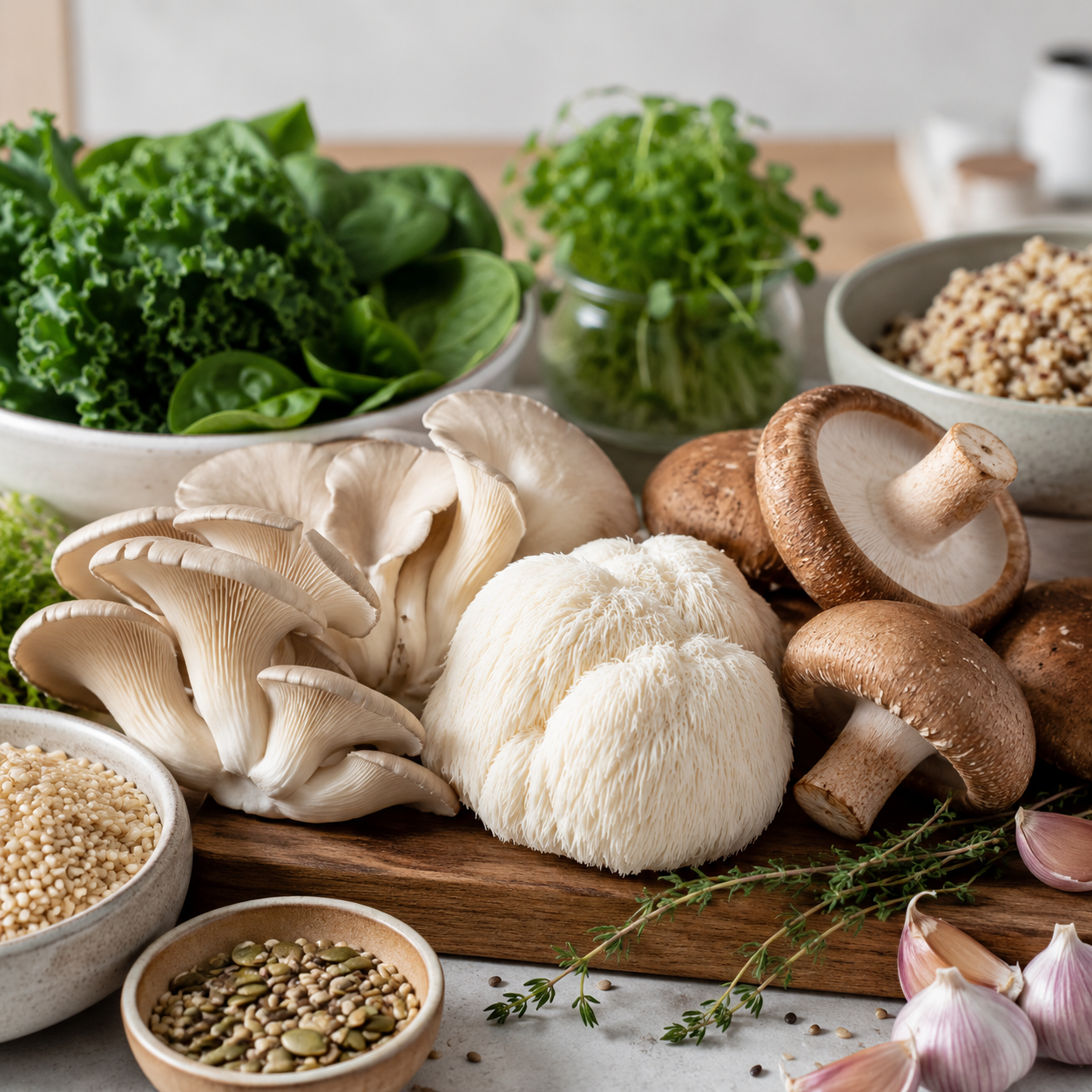 Fresh mushrooms for sustainable food systems